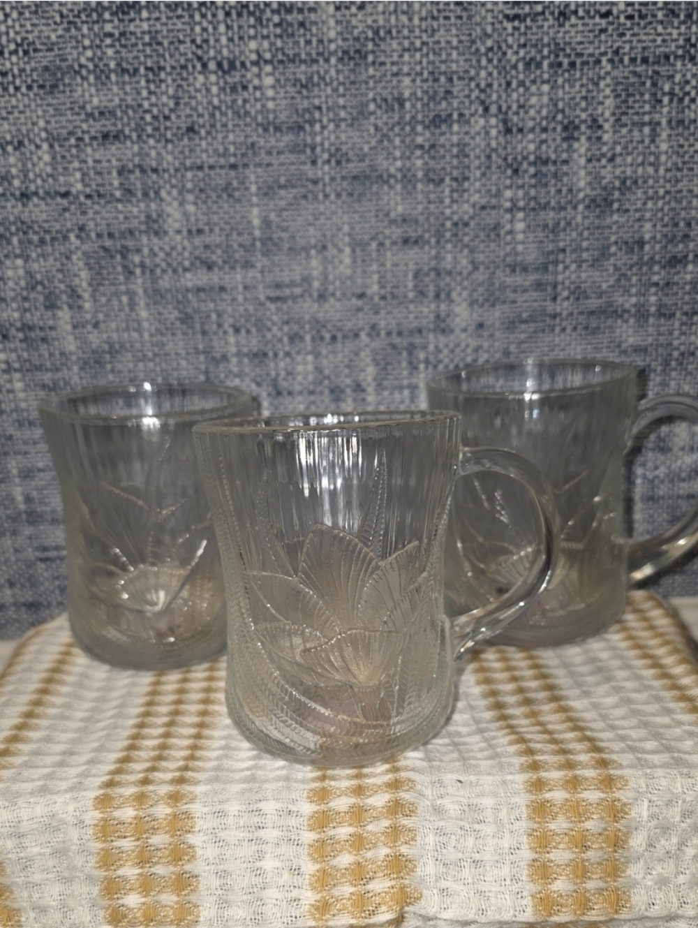 Vintage Arcoroc France Canterbury Crocus 